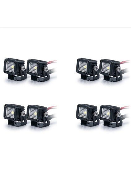 8x Modifiye Farlar Spotlar Araba Üst Işıklar Eksenel SCX10 Jeep Traxxas Trx4 Trx6 1/10 Için Tampon Işıkları (Yurt Dışından)