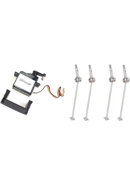 1pcs Monte Base ve 4pcs Metal Şaftı ile 5 Tel Servo Wltoys 144001 1/14 4WD Rc Araç Araç Parçaları (Yurt Dışından)