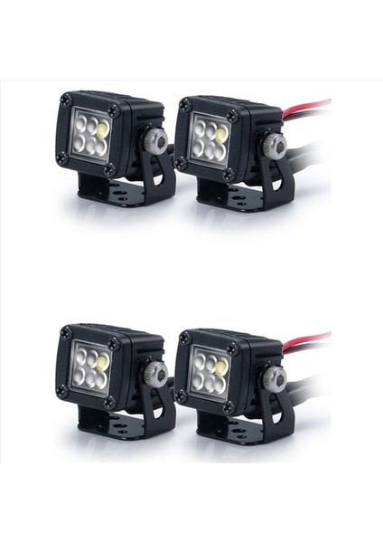 4x Modifiye Farlar Spotlar Araba Üst Işıklar Eksenel SCX10 Jeep Traxxas Trx4 Trx6 1/10 Için Tampon Işıkları (Yurt Dışından)