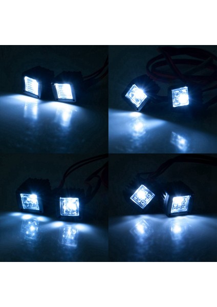 4x Modifiye Farlar Spotlar Araba Üst Işıklar Eksenel SCX10 Jeep Traxxas Trx4 Trx6 1/10 Için Tampon Işıkları (Yurt Dışından) fırsatları