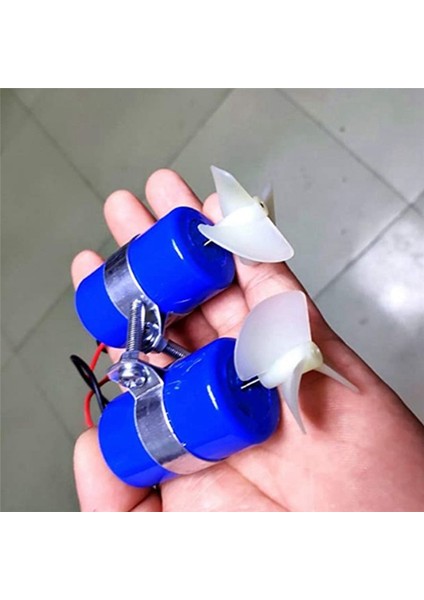 1 Çift Rc Jet Teknesi Sualtı Motor Gösterisi 7 4V 16800RPM Cw Ccw Dıy Micro-Rov Robot Rc Yem Için 3 Bıçak Pervane (Yurt Dışından) fırsatları