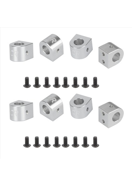 2x Lcg Alt Ağırlık Merkezi Metal Gövde Post Montajı 1/10 Rc Prıgler Araç Axıal SCX10 I Iı Iıı Capra Capras Parça 2 (Yurt Dışından)