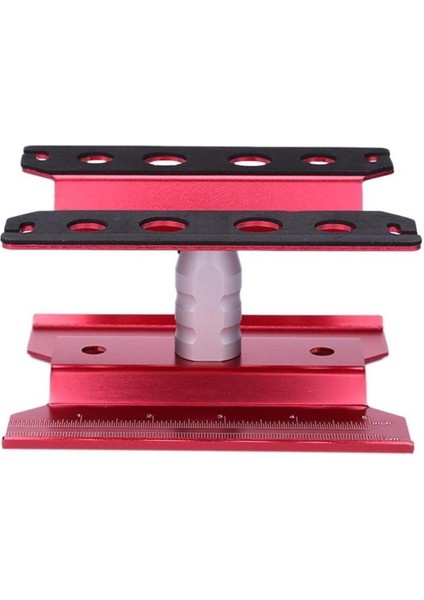 Metal Rc Araba Iş Istasyonu Iş Standı Onarımı 1/8 1/10 1/12 1/16 Ölçekli Modeller Için 360 Derece Rotasyon Kırmızı (Yurt Dışından)