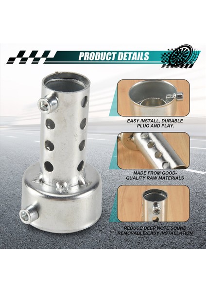Motosiklet Egzoz Kutusu Susturucu Eki Baffle Susturucu 45MM x 80MM (Yurt Dışından) indirimleri