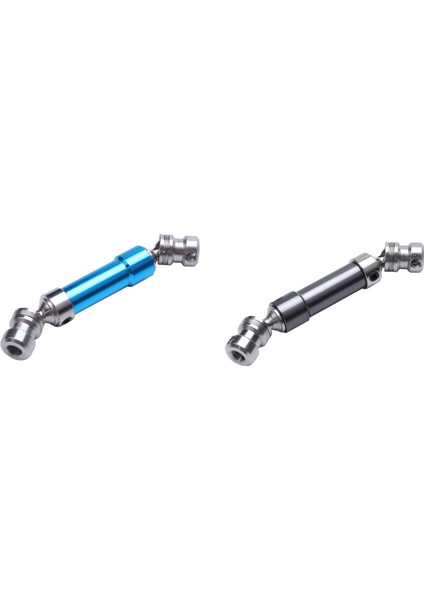 2pcs Metal Arka Merkez Şaftı Cvd Şanzıman Mil 1 12 Wltoys 12428 12423 Mavi ve Titanyum (Yurt Dışından)