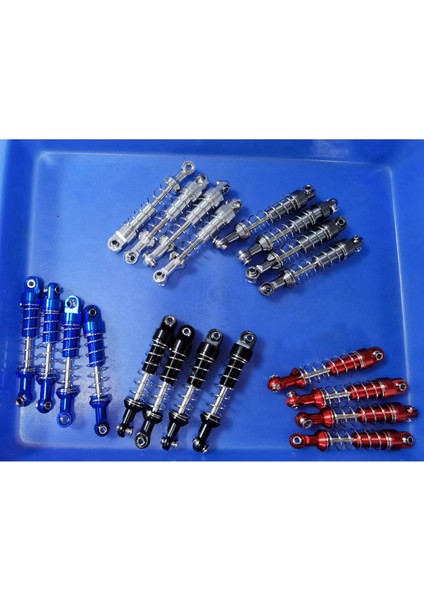 2 Mn D90 Mn-90 MN99S Için Set Wpl C14 C24 C34 Rc Araç Metal Şok Emici Damper Parçaları Aksesuarlar Gümüş ve Kırmızı (Yurt Dışından) fırsatları