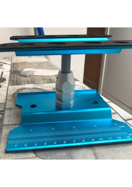 Metal Rc Araba Iş Istasyonu Iş Standı Onarım 360 Derece 1/8 1/10 1/12 1/16 Ölçekli Modeller Gri (Yurt Dışından) fırsatları