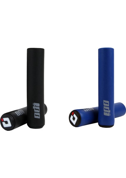 Odı 2 Çifti Mtb Bisiklet Kavrama Gidbar Çizeliyor Şok Emici Yumuşak Dağ Bisiklet Kavrama Bisiklet Aksesuarları Mavi ve Siyah (Yurt Dışından)