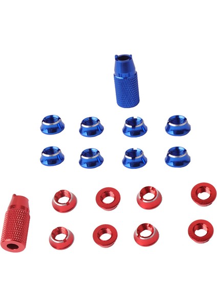 2 Radiolink Futaba Için Sabit Somun Tesisat Somunu Ayarlayın Jr-Red &amp Mavi (Yurt Dışından)