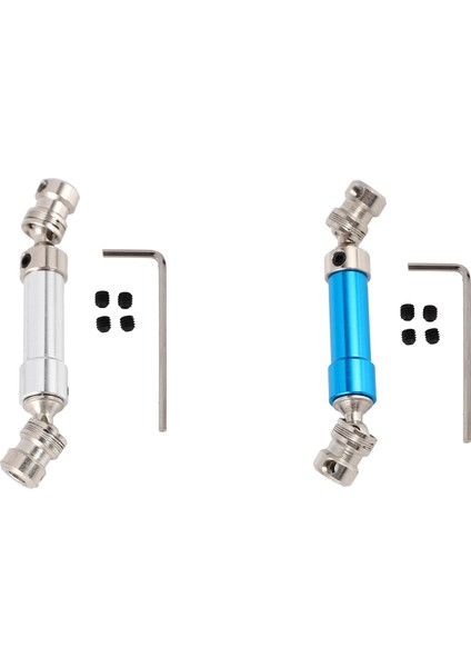 2set Metal Arka Şaft Cvd Wltoys 12428 12423 1/12 Kısa Kurs Kamyon Yükseltme Hope Parçaları Gümüş ve Mavi (Yurt Dışından)