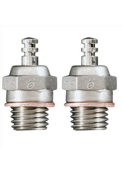 Rc Parçaları Glow Flug Os O S Eski A3 No 6 6 Standart Glow Fiş Spark Rc Otomobil Kamyonu Nitro Motoru Için Sıcak - (2pcs) (Yurt Dışından)