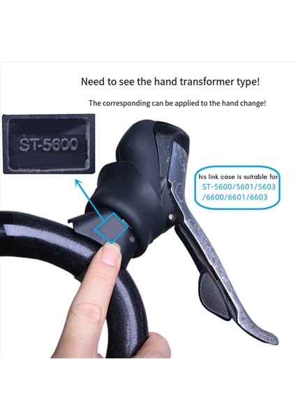 4x Bisiklet Fren Vites Kolu Braketi Shimano Için Davlumbazları Kaplar ST5600/5601/6600 Kauçuk Dişli Vites Kolu Kapağı (Yurt Dışından) modelleri