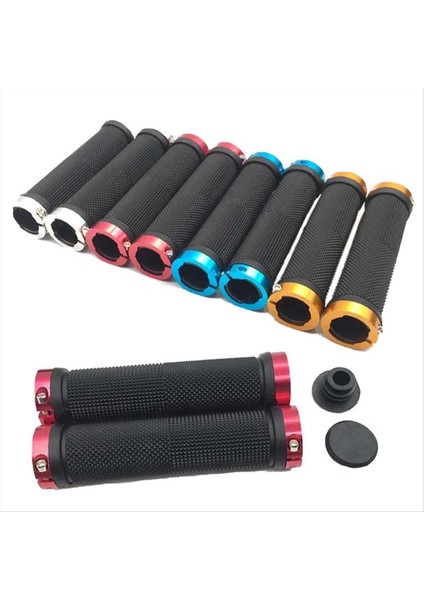 Kırmızı Yol Bisikleti Gidon Grips Bisikletle Bisiklet Kilitleri Anti-Skid Kauçuk Bisiklet Tutarları Bisikletde Handbarlar (Yurt Dışından) indirimleri