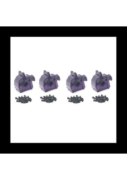 Wltoys Için Metal Diferansiyel Şanzıman Muhafaza Kapağı 144001 124019 124018 Rc Araba Yükseltme Parçaları Aksesuarları 4 Pc (Yurt Dışından)