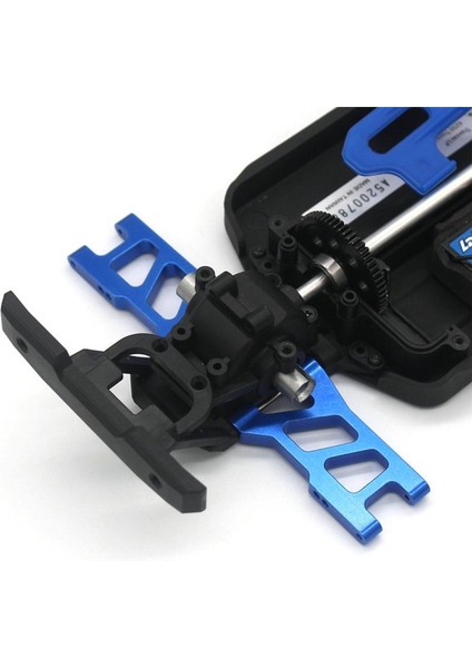 4pcs Metal Ön ve Arka Süspansiyon Kolu Seti 7630 Traxxas Latrax 1/18 Rc Araba Yükseltme Parçaları Aksesuarları Kırmızı (Yurt Dışından) modelleri