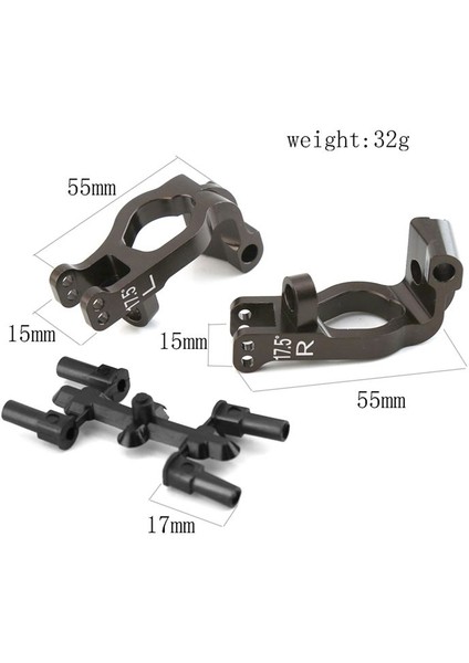 2pcs Metal 17 5 Derece C-Hub Taşıyıcı Blok Blok IFW474 Kyosho Mp9 MP10 1/8 Rc Araba Yükseltme Parçaları Aksesuarları (Yurt Dışından) fiyatları