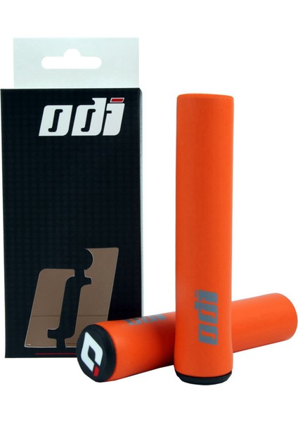 Odı 2 Çift Silikon Gidon Tutarlar Şok Emici Yumuşak Dağ Bisiklet Kavrama Bisiklet Aksesuarları Mor ve Turuncu (Yurt Dışından) fırsatları