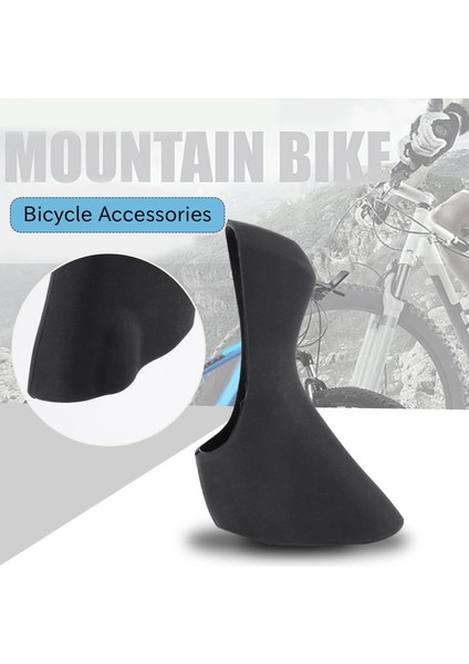 Gidon Çift Kontrol Kolu Vites Kolları Braket Kapağı Shimano Için Uygun 4700 5800 6800 Fren Vites Kolu Silika Jel-Black (Yurt Dışından) fırsatları