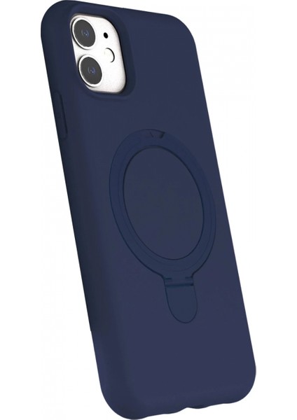 Apple iPhone 11 Regal Magsafe Standlı Kapak - Lacivert fiyatları