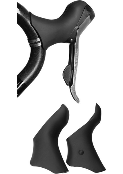 10X Bisiklet Fren Vites Kolu Braketi Shimano Için Davlumbazları Kaplar ST5600/5601/6600 Kauçuk Dişli Vites Kolu Kapağı (Yurt Dışından) indirimleri