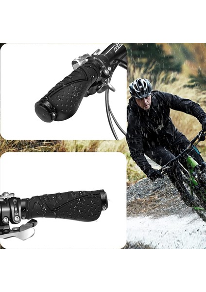 4x Astro Ergonomik Bisiklet Tutuşları Mountain Bisikleti Kaymaz Tutma Kolu 22 2mm Bisiklet/dağ Bisikleti/scooter Black Için (Yurt Dışından) fiyatları