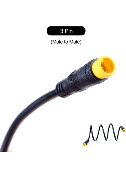 Orta Motor Fren Kolu Uzatma Kablosu Anahtarı Dişli Vardiya Kırık Tel 3pin Uzatma Kablosu Elektrikli Bisiklet C (Yurt Dışından) indirimleri