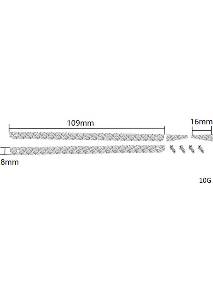 Mn D90 D99S Için MN99S 1/12 Rc Araba Yükseltme Parçaları Arka ve Yan Metal Kayma Plakası Antiskid Kartı Kazanma Önleme (Yurt Dışından) fiyatları