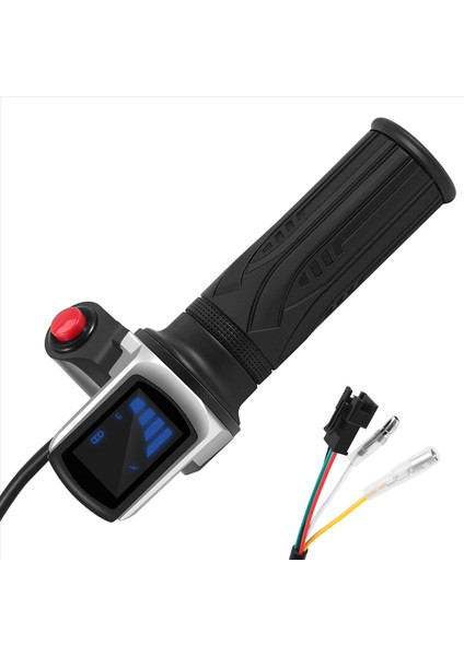 36V Elektrikli Bisiklet Scooter Hız Gaz Kelesi Grip LCD Ekran Switch Ebike Twist Grottle Hızlandırıcı Gidon Kavruğu (Yurt Dışından) fiyatları