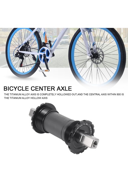 Titanyum Bsa Ingilizce Dişli Kare Kare Alt Braket 119MM Brompton 148G (Yurt Dışından) fiyatları