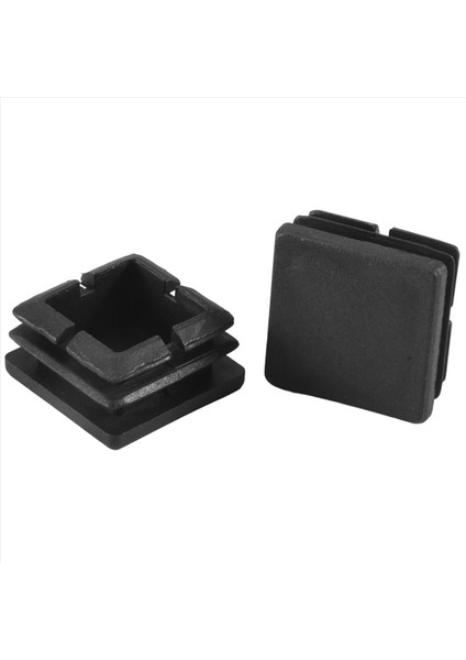 800PCS 1 Inç Kare Tüp Uç Kapak Plastik Tapalar Tüp Uç Kapaklar Post Boru Kapağı Kapak Boru Takma Sandalye Kayma Tapaları (Yurt Dışından)