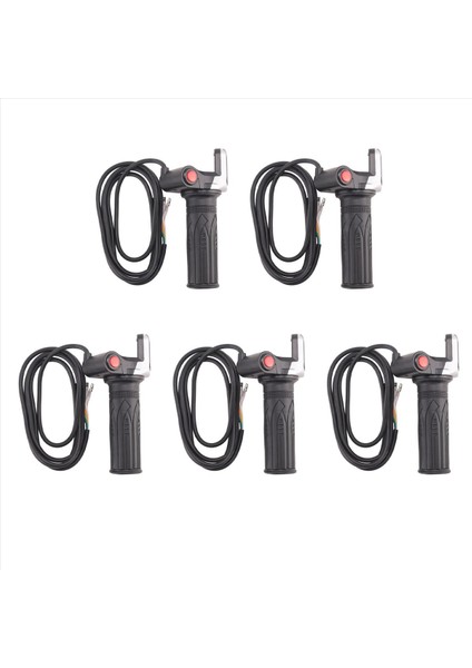 5x 48V Elektrikli Bisiklet Scooter Hız Kelesi Kavrama Ekranı Switch Ebike Twist Grottle Hızlandırıcı Gidon Kavruğu (Yurt Dışından)