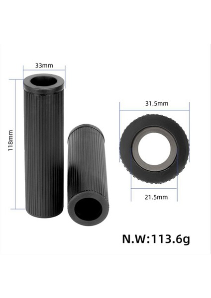 Evrensel Bisiklet 22MM Iç Çaplı Gidon Kapağı Fiş Silikon Gidon Kapağı Siyah (Yurt Dışından) fiyatları