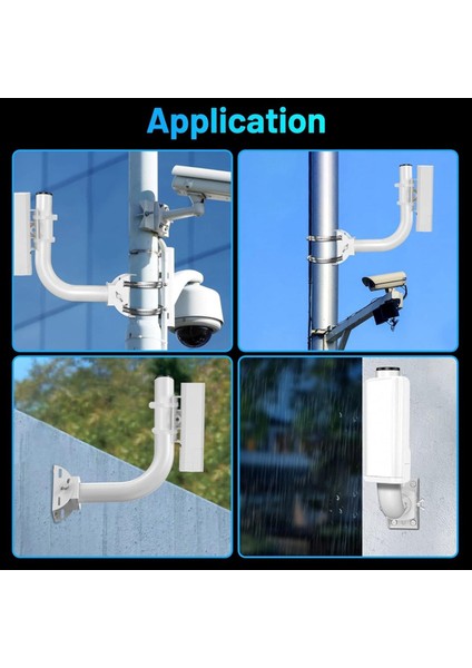 Açık Ap Erişim Noktası Istemci Köprüsü Cpe 2 Pack Için Evrensel Kablosuz Köprü Braket Montajı Kutup ve Duvara Monte Montaj (Yurt Dışından) modelleri