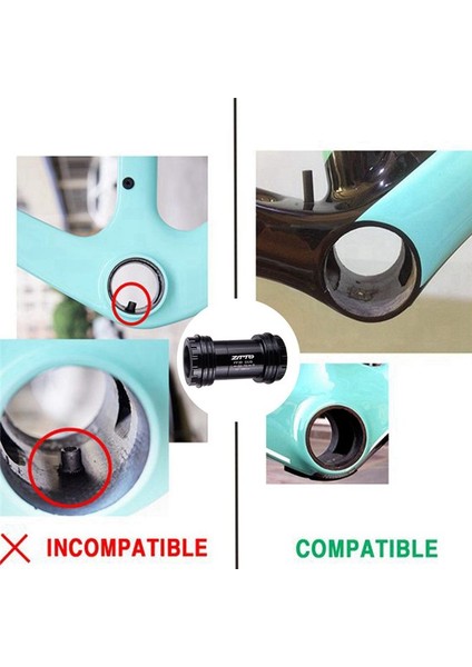 Ztto PF30 Dub Bike Bisiklet Diploğu Alt Braket 46MM Çerçeve Mtb Yol Bisikleti 28 99MM Dub Krank Bb Merkezi Siyah Paket (Yurt Dışından) fırsatları