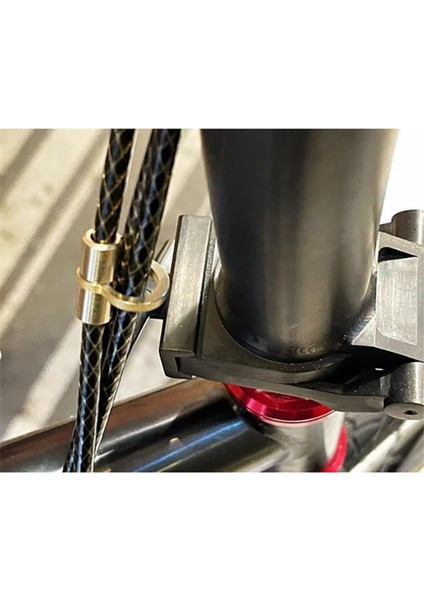 2x Bisiklet Yağı Tüpü Brompton Bisiklet Fren Kılavuzu Kablo Tüp Sabit Kelepçe Çerçeve Toka Aksesuarları 7 (Yurt Dışından) fırsatları