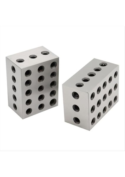 2-3-4in Bloklar Eşleşen Çift 23 Delikler 0 0003 Hassas Zemin Makinist Kurulum Blokları Hrc 55-62 (2-3-4 Blok 0 0003IN) (Yurt Dışından)