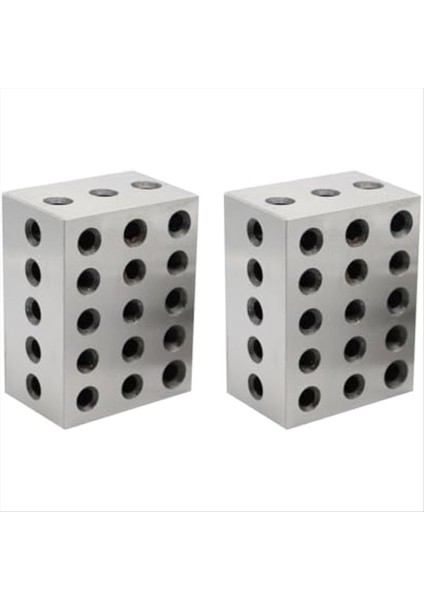 2-3-4in Bloklar Eşleşen Çift 23 Delikler 0 0003 Hassas Zemin Makinist Kurulum Blokları Hrc 55-62 (2-3-4 Blok 0 0003IN) (Yurt Dışından) fırsatları