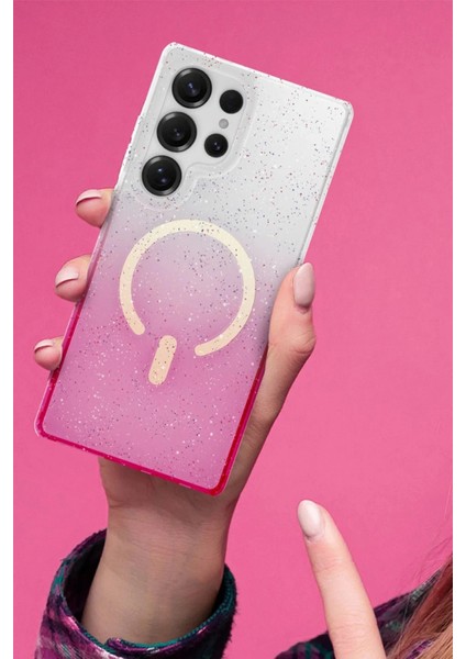 Samsung Galaxy S25 Plus Pummel Shiny Magsafe Kapak - Mavi fiyatları