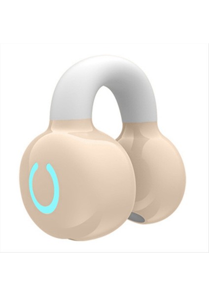 Tek Pack Spor Bluetooth Kulaklık Kulak Klip Tipi Kulak Dışı Ultra Uzun Bekleme Mini Kulaklık Ten Rengi (Yurt Dışından)