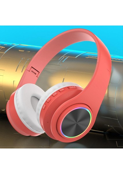 Bluetooth Kulaklıklar, Akıllı Kablosuz Bluetooth Kulaklık Hifi Stereo Katlanabilir Kulaklık Ev Ofis Kırmızı (Yurt Dışından) fiyatları