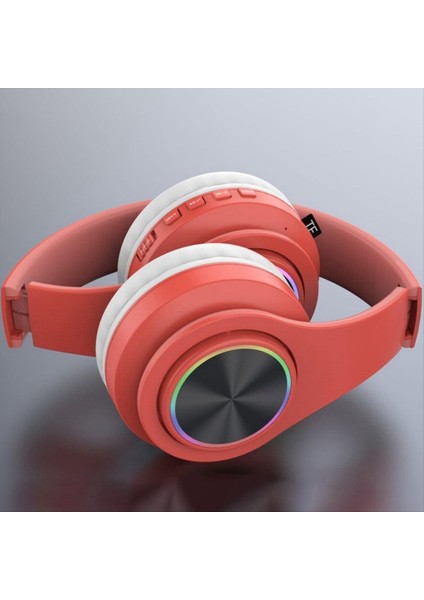 Bluetooth Kulaklıklar, Akıllı Kablosuz Bluetooth Kulaklık Hifi Stereo Katlanabilir Kulaklık Ev Ofis Kırmızı (Yurt Dışından) indirimleri