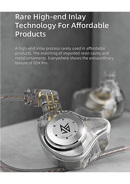 Kz Edx Pro Kulaklı Kulaklık Hifi Stereo Bas Kulaklık Sabit Kablo Sporları Gürültüsü Sıkınma Kulaklık Kulaklık Yok Mikrofon-E (Yurt Dışından) fırsatları