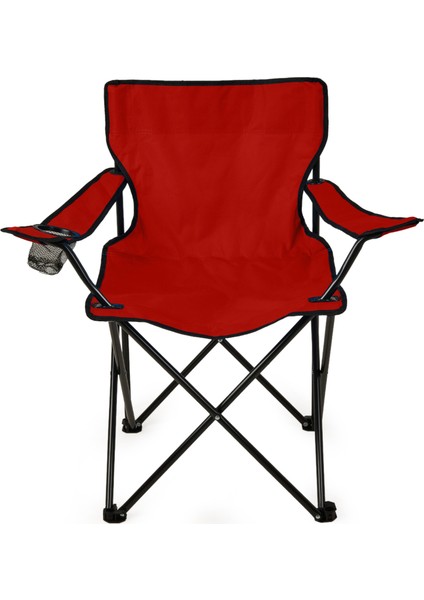 Piknik ve Kamp Sandalyesi - Kırmızı