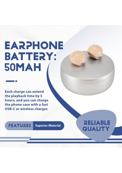 Mini X21S Bluetooth 5.0 Kablosuz Şarj Kılıflı Kablosuz Kulaklıklar Görünmez Mini Bluetooth Kulaklık Cilt Tonu (Yurt Dışından) fırsatları