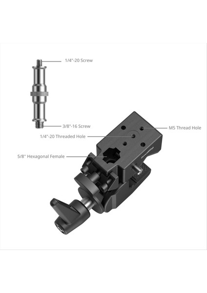 Kameralar Mikrofonlar Monitörler Video Işıkları Için Smallrig Süper Kelepçe Kiti 15KG Yük (Yurt Dışından) fırsatları