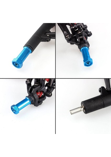 2 Set 12MM Alüminyum Tekerlek Hex Adaptörleri Uzatma Rc Araç Dönüşüm Parçaları 1/12 Wltoys 12428 12423 Kırmızı ve Siyah (Yurt Dışından) fiyatları