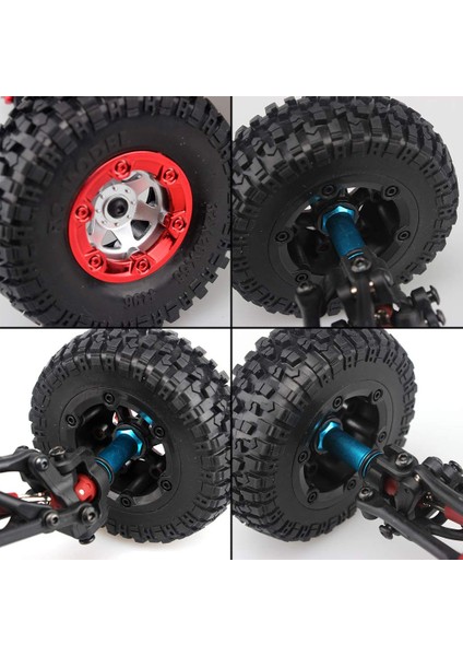 2 Set 12MM Alüminyum Tekerlek Hex Adaptörleri Uzatma Rc Araç Dönüşüm Parçaları 1/12 Wltoys 12428 12423 Kırmızı ve Siyah (Yurt Dışından) modelleri