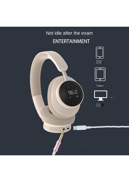 Kablosuz Kulaklık, Mikrofon Katlanabilir Kulak Bluetooth 5.3 Kulaklık Desteği Tf Kartı Fm Radyo Haki (Yurt Dışından) fırsatları