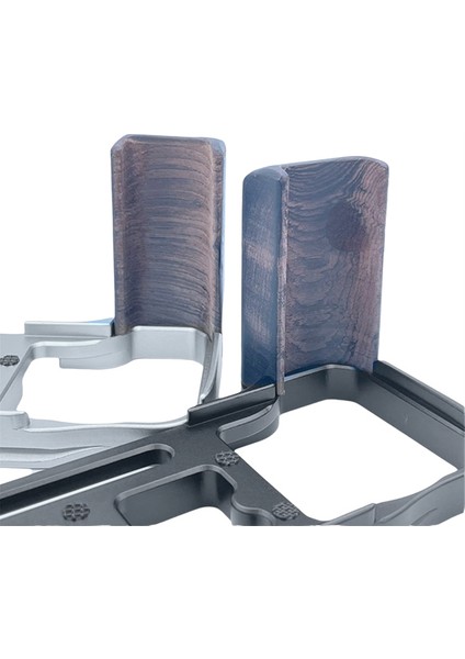 Kamera Hızlı Serbest Bırakma Plakası L Braket L-Şekilli Dikey El Kavrama Nikon Df Kamera Gümüş Için 1/4 Inç Tripod Vidalı (Yurt Dışından)