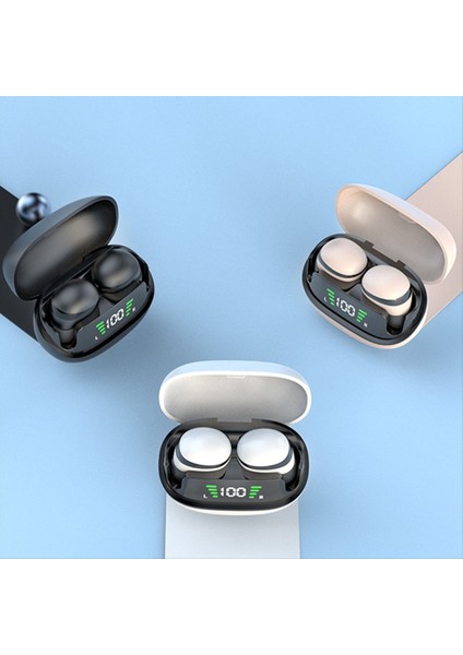 Mini Görünmez Uyku Kulaklıkları Bluetooth 5.3 Hıfı Stereo Kulaklıklar Iş Için Mikrofonlu Düşük Gecikmeli Kablosuz Kulaklıklar, Müzik A (Yurt Dışından) modelleri